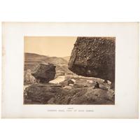 [WESTERN AMERICANA]. RUSSELL, Andrew Joseph (1829-1902), photographer. Hanging Rock, Foot of Echo Canon . [1869].