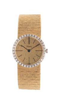 PIAGET, YELLOW GOLD AND DIAMOND WATCH