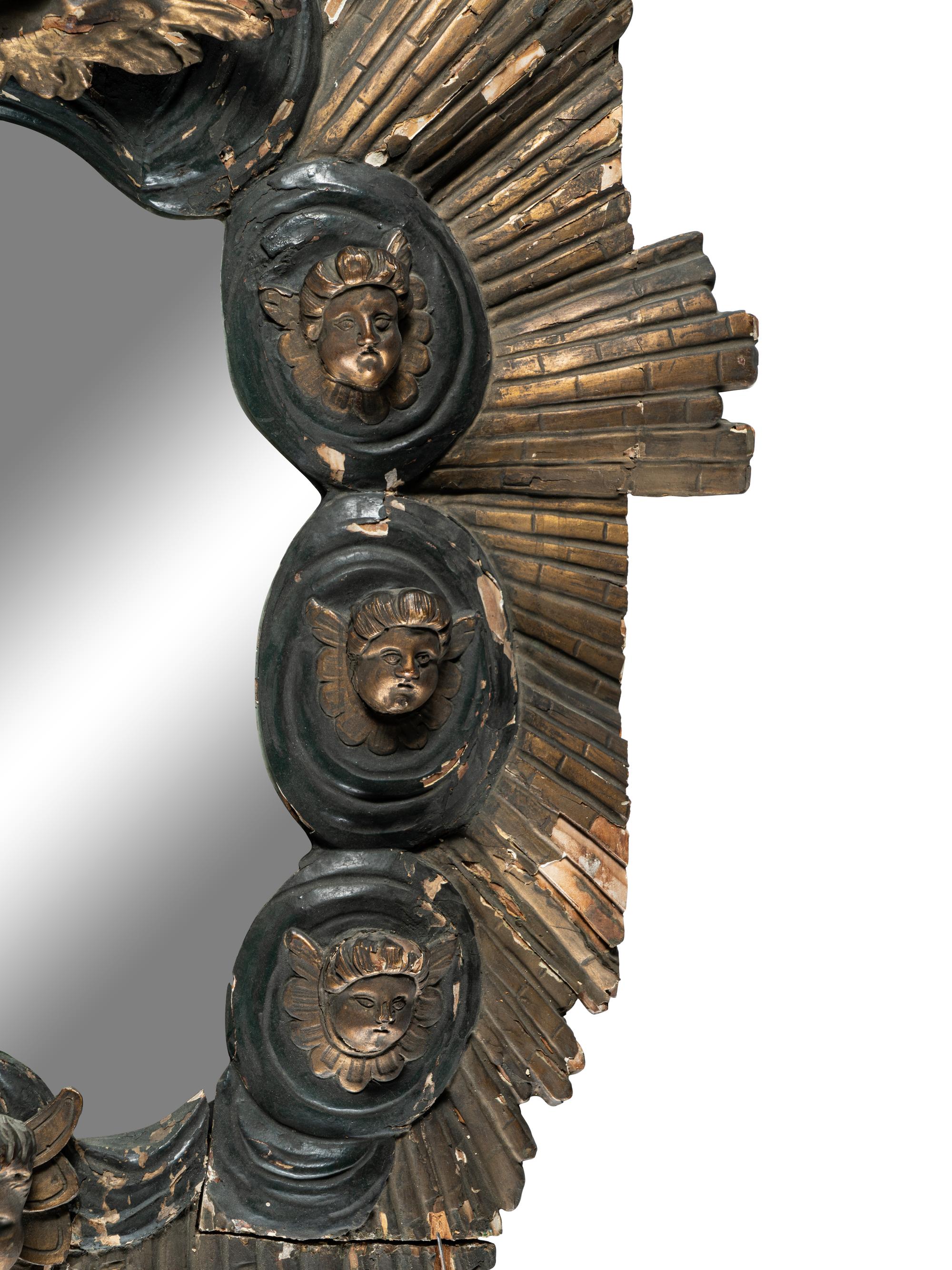 A Florentine Giltwood Mirror