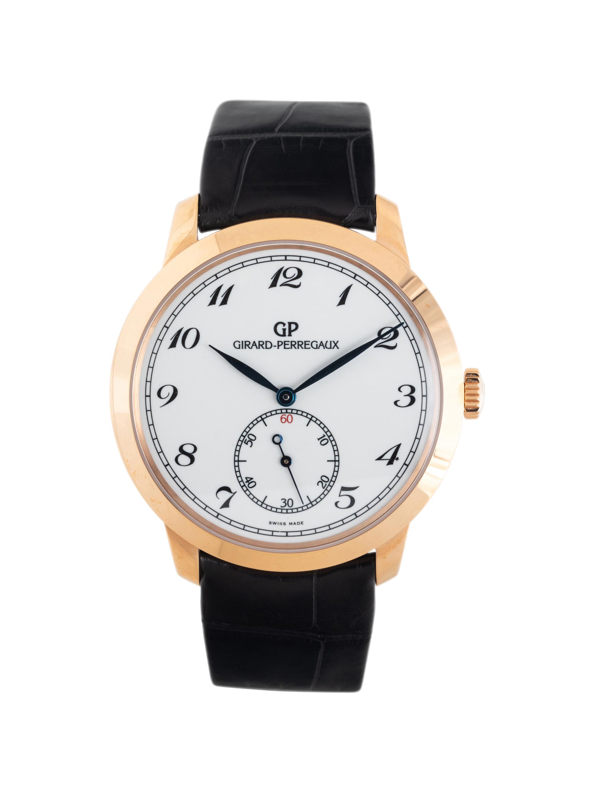 GIRARD-PERREGAUX, REF. 49534 18K ROSE GOLD '1966 SMALL SECONDS' WATCH