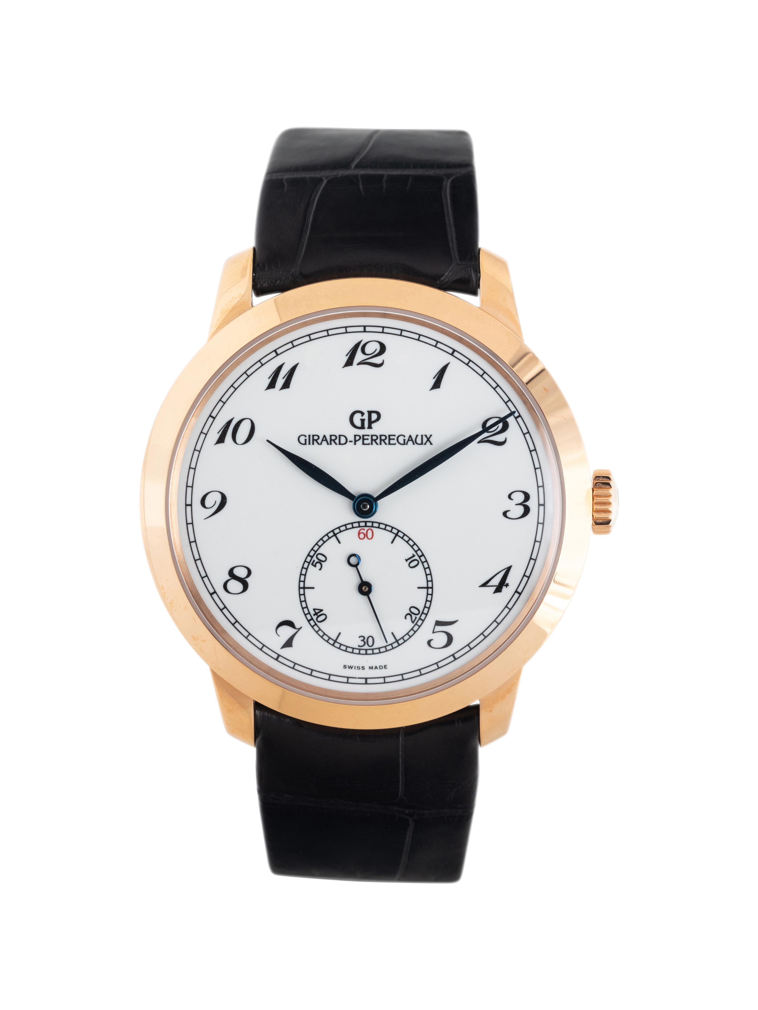 GIRARD-PERREGAUX, REF. 49534 18K ROSE GOLD '1966 SMALL SECONDS' WATCH