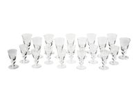 A Group of Steuben Glass Stemware