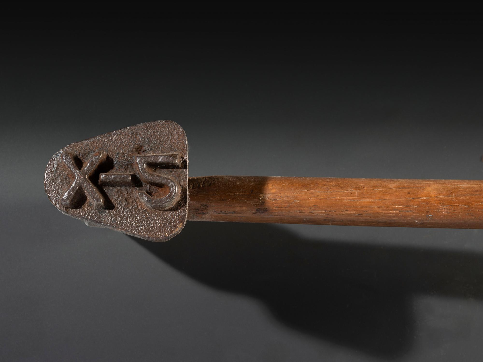 Ten Cast Iron Logging Stamps and Hammers