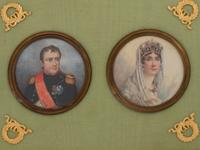 A Pair of Napoleonic Portrait Miniatures