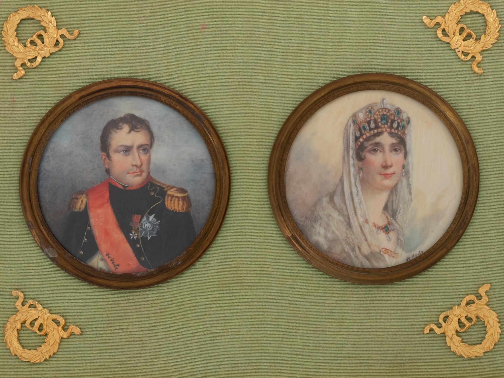 A Pair of Napoleonic Portrait Miniatures
