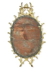 A George III Carved Giltwood Mirror