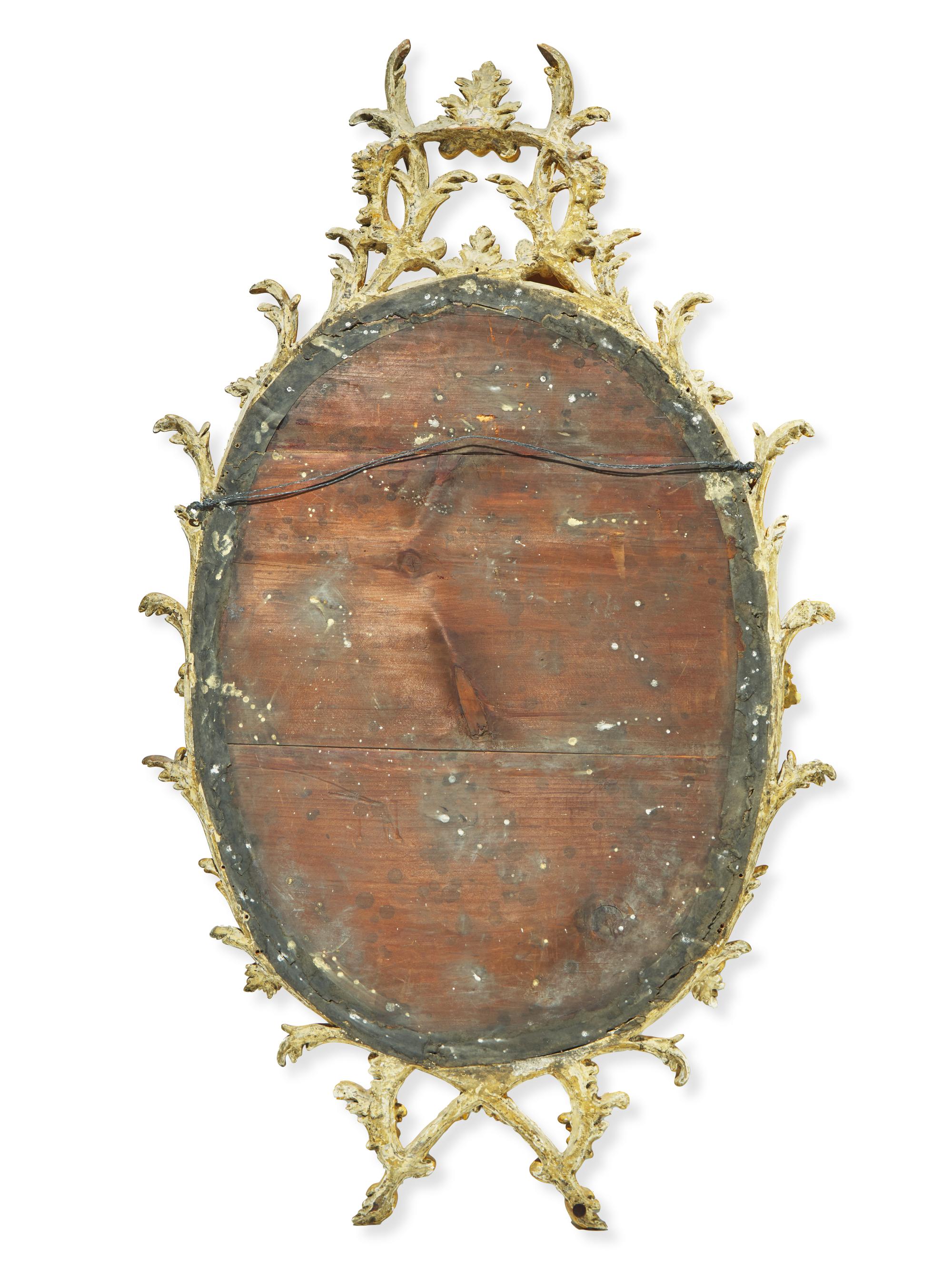 A George III Carved Giltwood Mirror