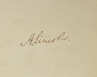 Lincoln, Abraham, et al. Autograph Album