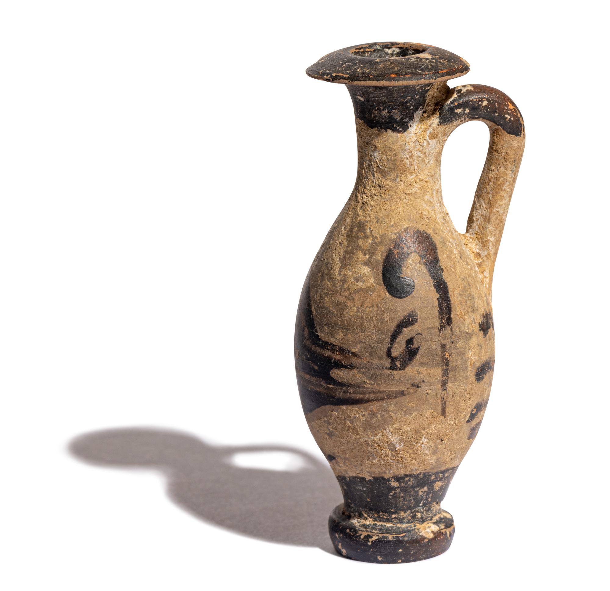 A Campanian Black-Figured Lekythos