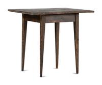 A Country Federal Black-Painted Tavern Table