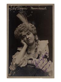 [20TH-CENTURY OPERA SINGERS]. A group of 6 signed photographs or photographic postcards of opera singers from the 1900s, comprising images of: