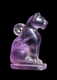 An Egyptian Amethyst Cat