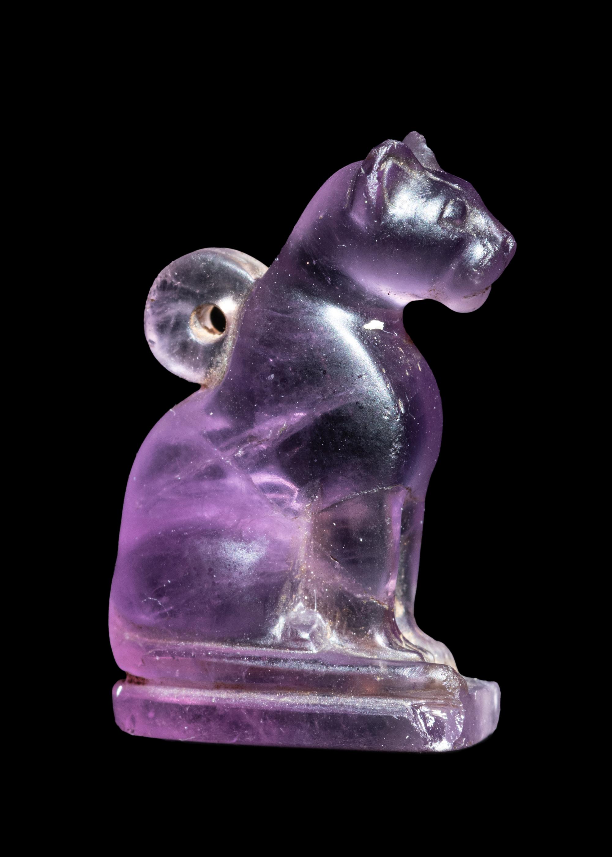 An Egyptian Amethyst Cat