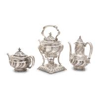 A Tiffany & Co. Silver Seven Piece Tea and Coffee Service, plus Tray