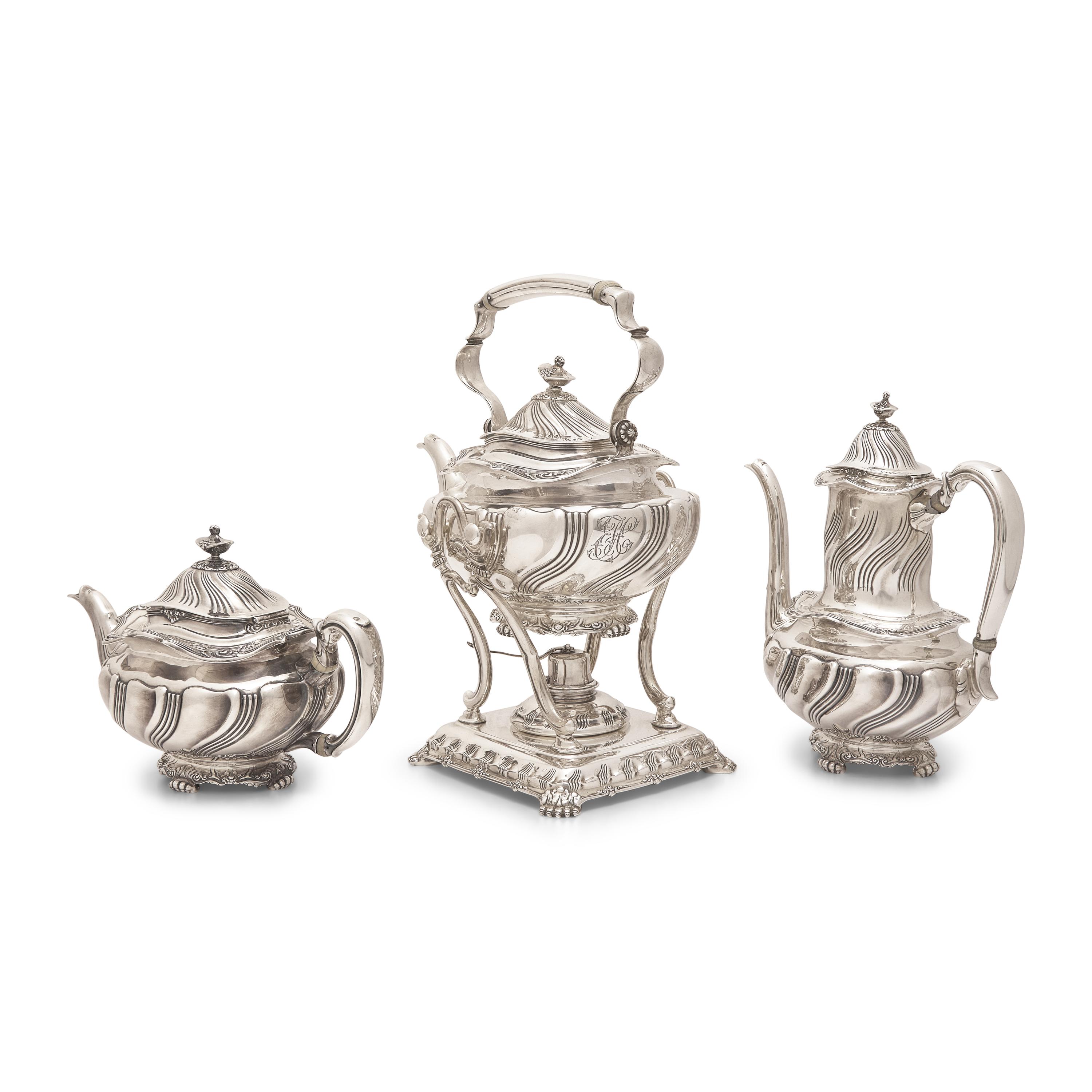 A Tiffany & Co. Silver Seven Piece Tea and Coffee Service, plus Tray