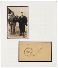 [AVIATORS]. A group of 9 signatures and letters, comprising: