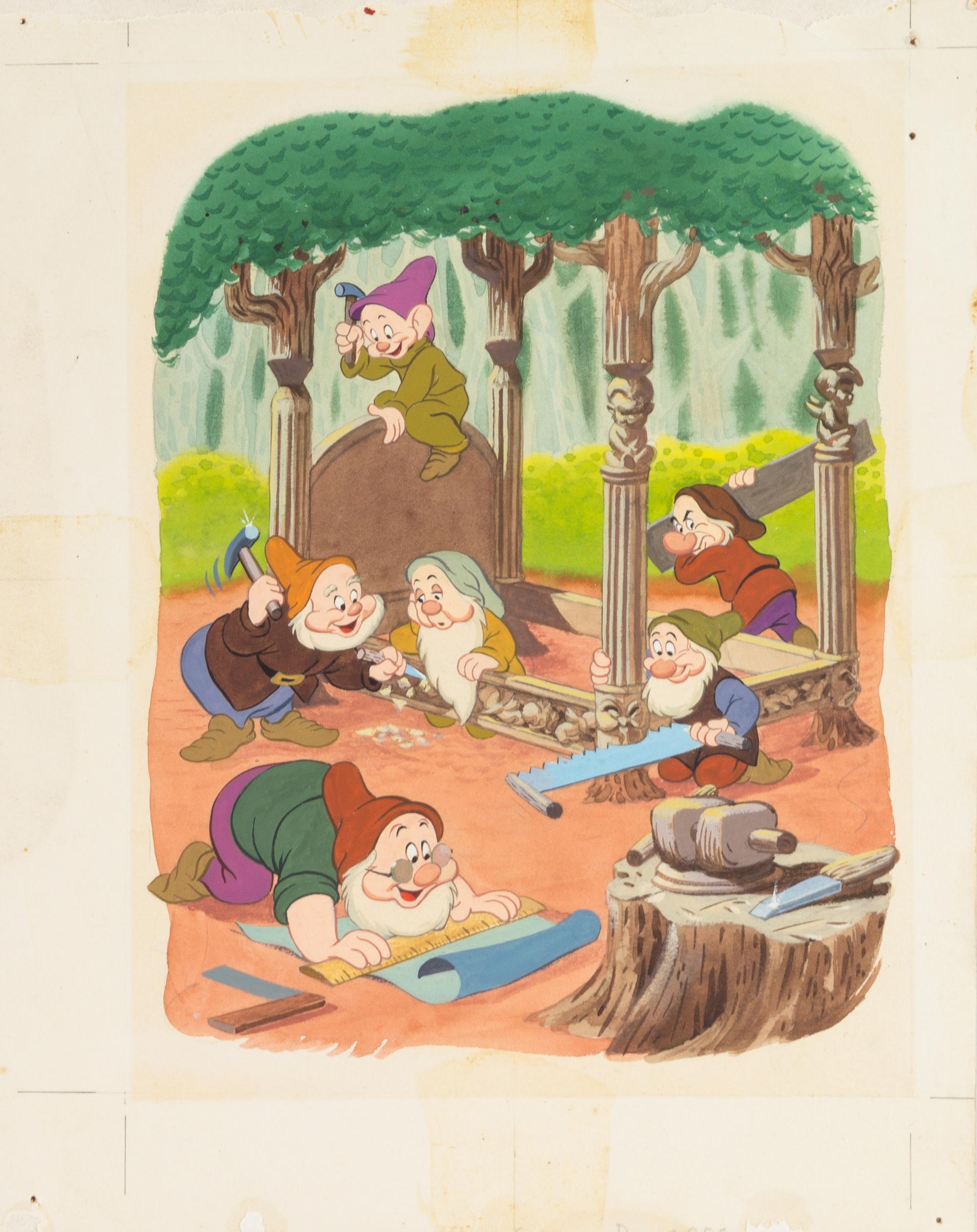 A Collection of Walt Disney Illustration Boards