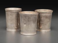 Three Silver Julep Cups