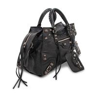BALENCIAGA, BLACK NEO CAGOLE CITY BAG
