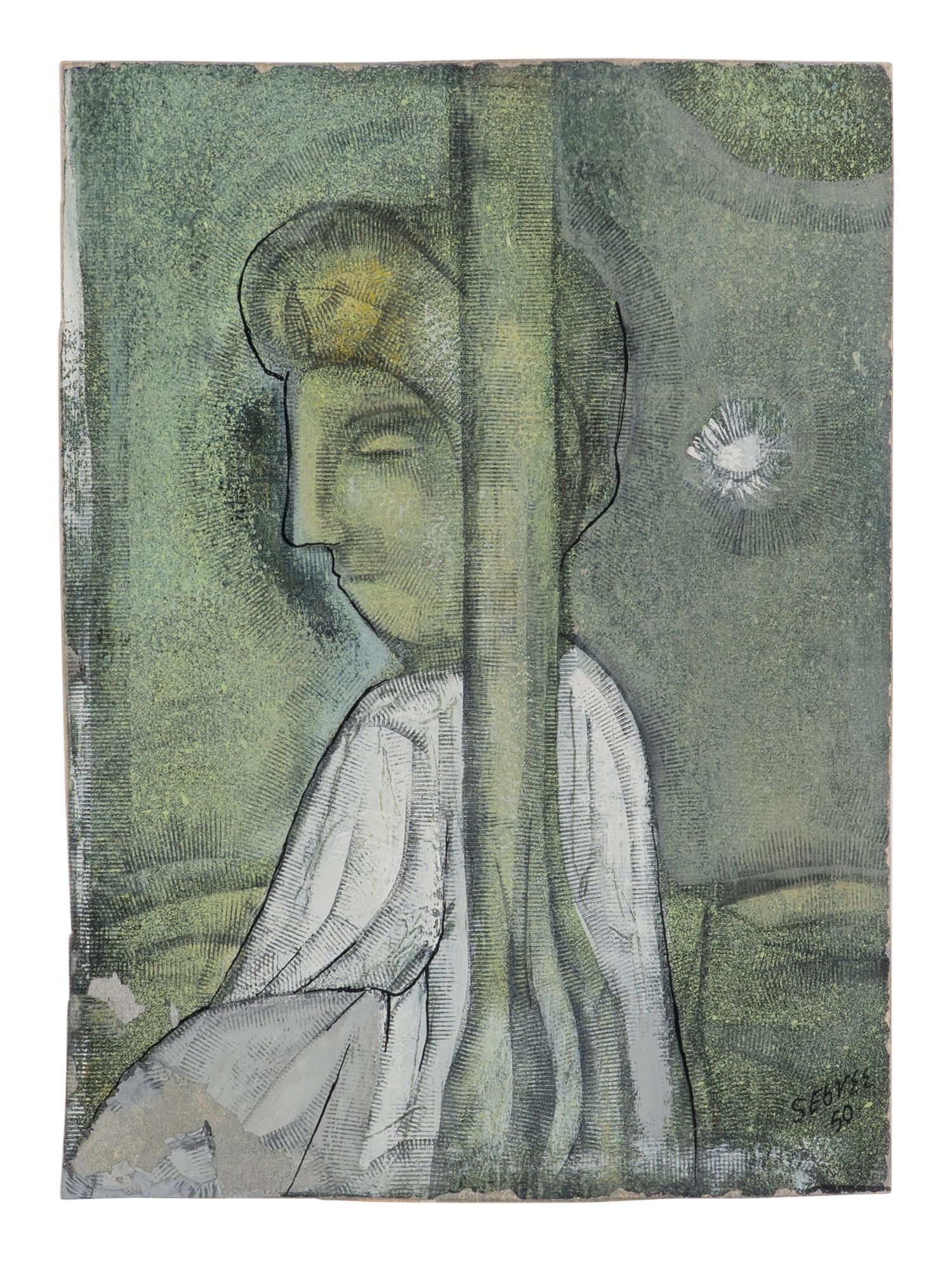 Untitled (Robed Figure) , 1950