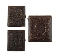 [EARLY PHOTOGRAPHY]. A group of 4 daguerreotype and ambrotype portraits of babies and children, highlighted by a fine daguerreotype featuring a mother and her child, comprising: