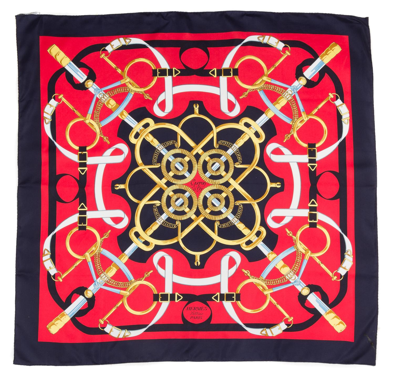 An Hermes 90cm Silk Scarf, 36" x 36"