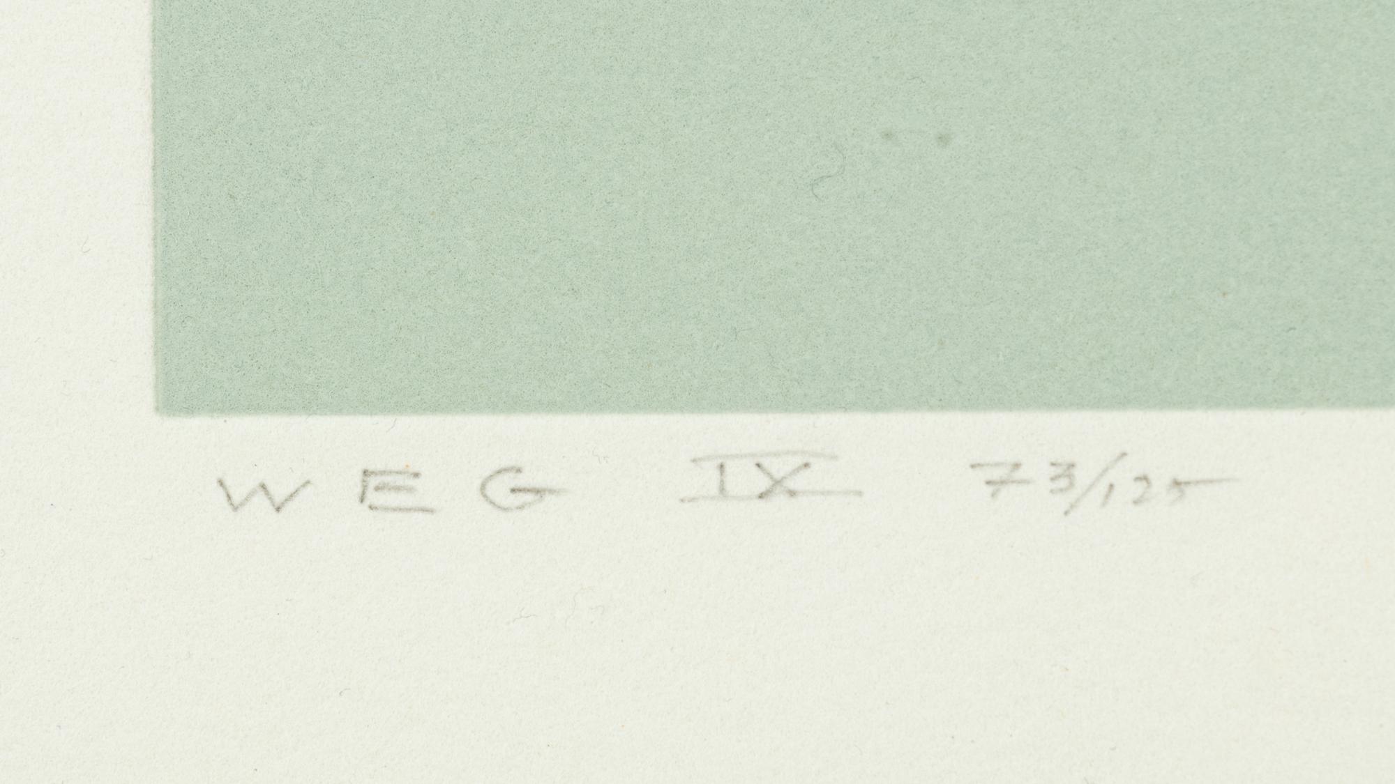 White Embossing on Gray: I-X (complete series)