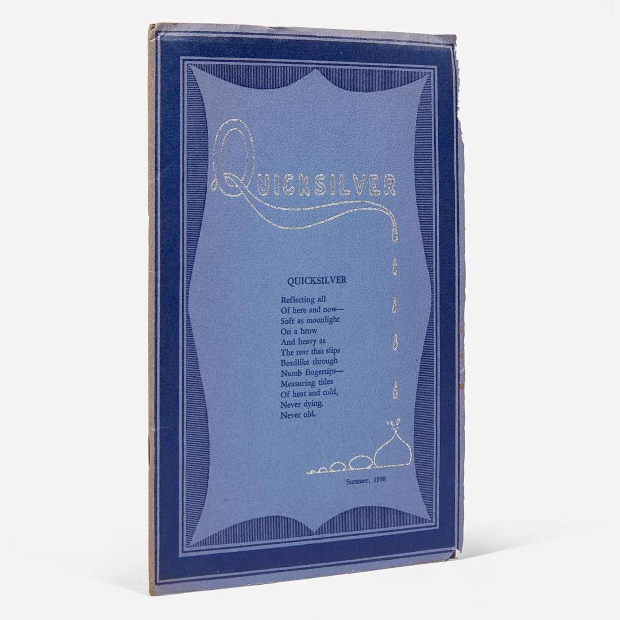[Counter-Culture] [Bukowski, Charles] Quicksilver: A Quarterly Magazine of Poetry