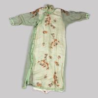 Three Chinese Embroidered Silk Ladies' Cheongsam, Qipao