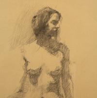 Untitled Nude Models (Three Framed Works)