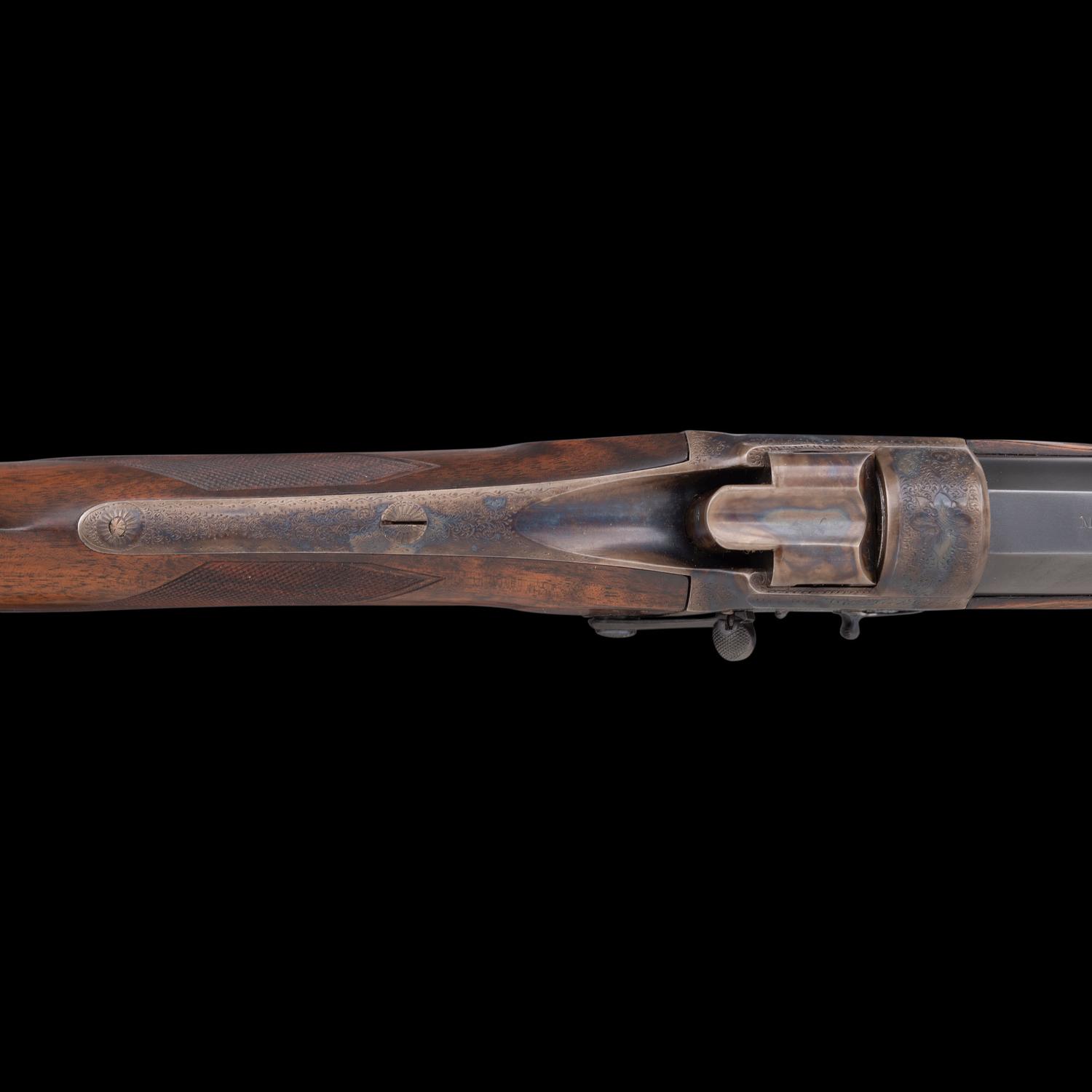 **George Gibbs Bristol Farquharson Falling Block Metford's Patent 48 Bore Rifle