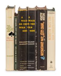 ALGREN, Nelson (1909-1981). A group of 6 works by or about Algren, comprising: