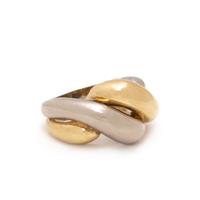 BICOLOR GOLD TWIST RING