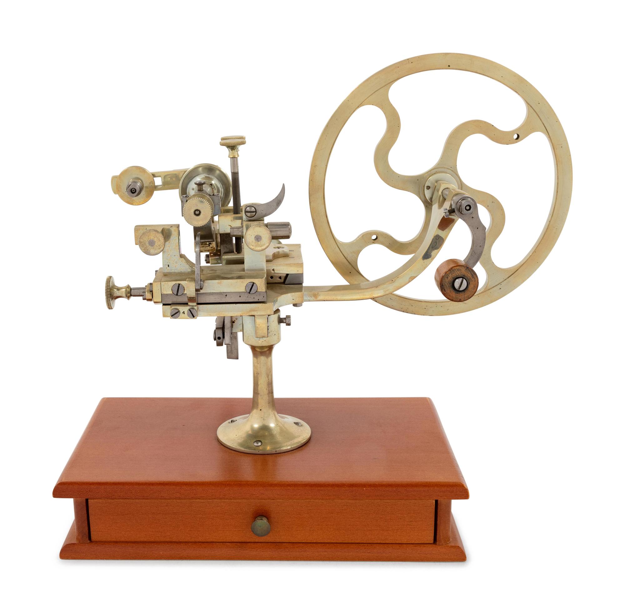 A Nickel Plated Watch Maker's Rounding Up Tool — First Half 20th Century