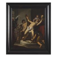 School of Rembrandt van Rijn (Dutch, 1606-1669) — The Crucifixion of St. Andrew, c. 1630