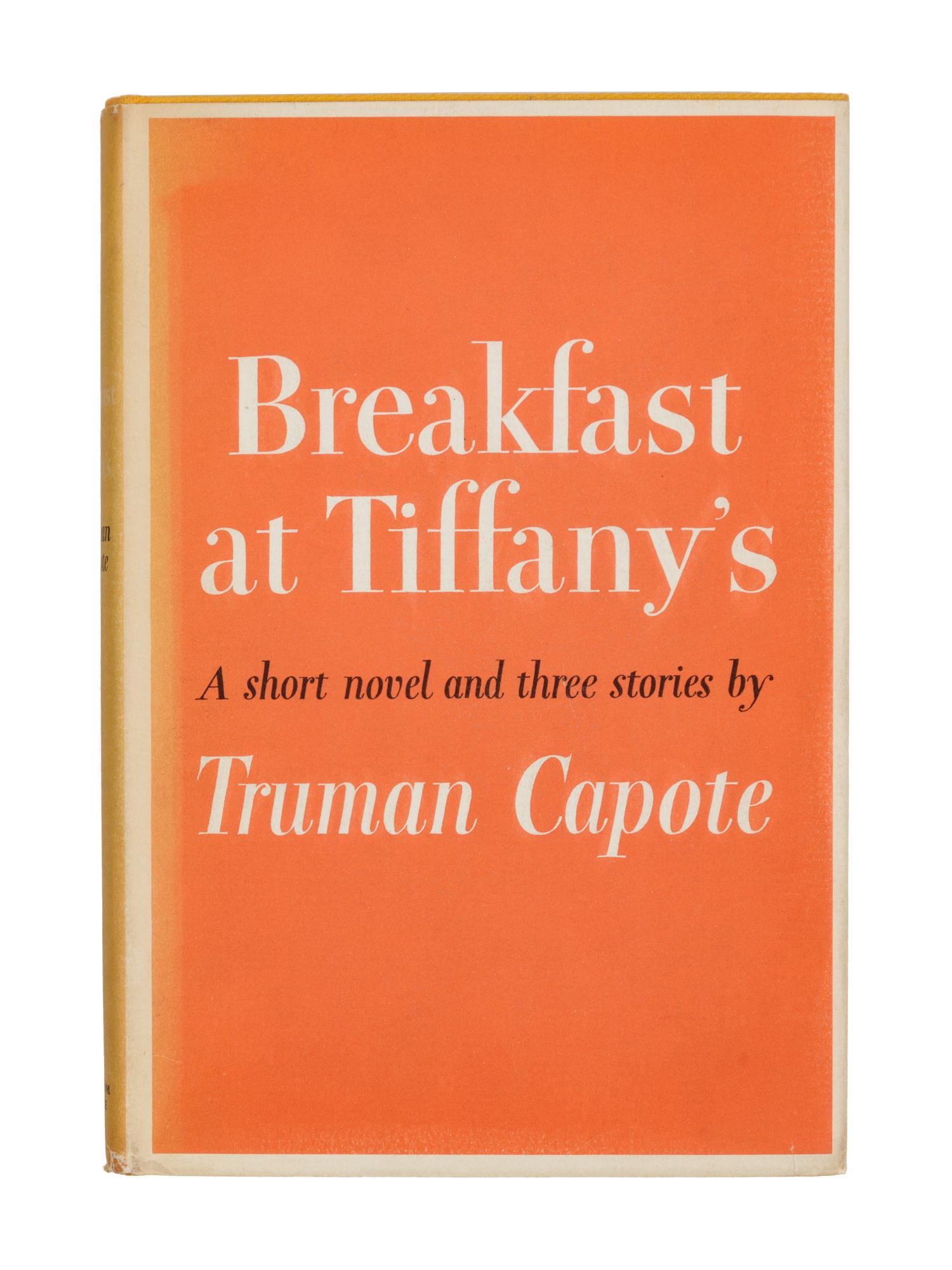 CAPOTE, Truman. Breakfast at Tiffany’s. New York: Random House, 1958.