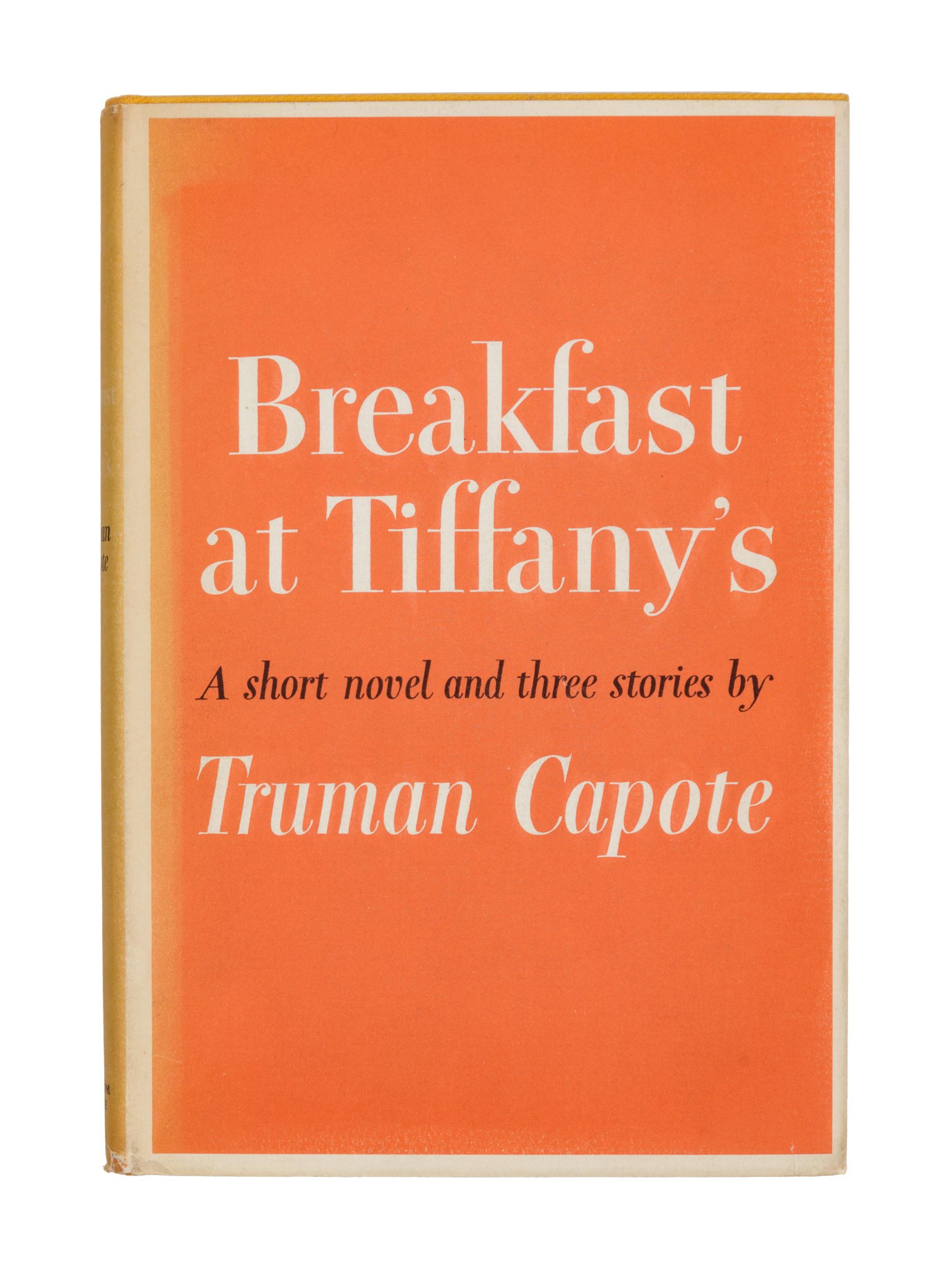 CAPOTE, Truman. Breakfast at Tiffany’s. New York: Random House, 1958.