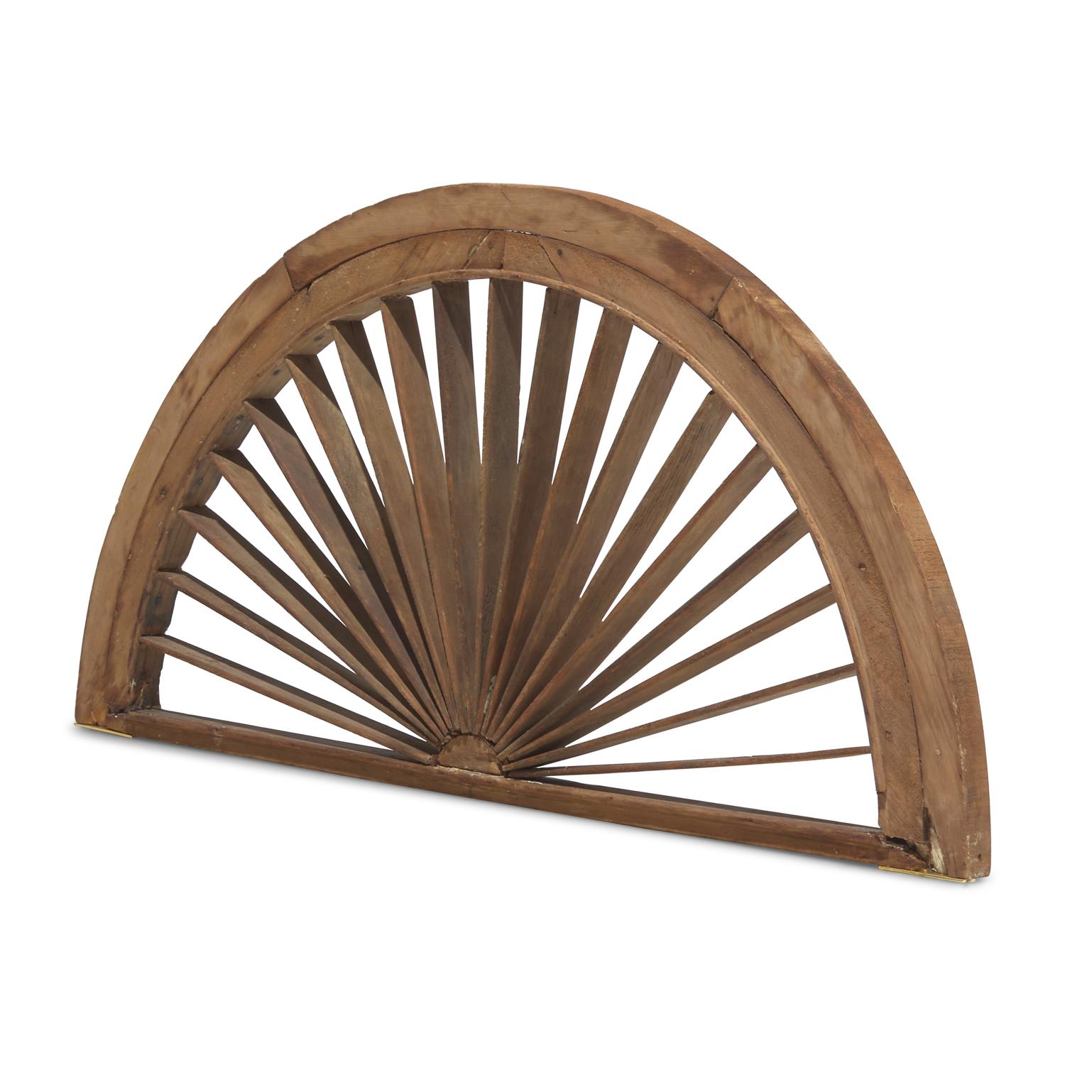 A Federal Carved Wood Door Fanlight from the Jabez Smith Residence, Salem, Massachusetts