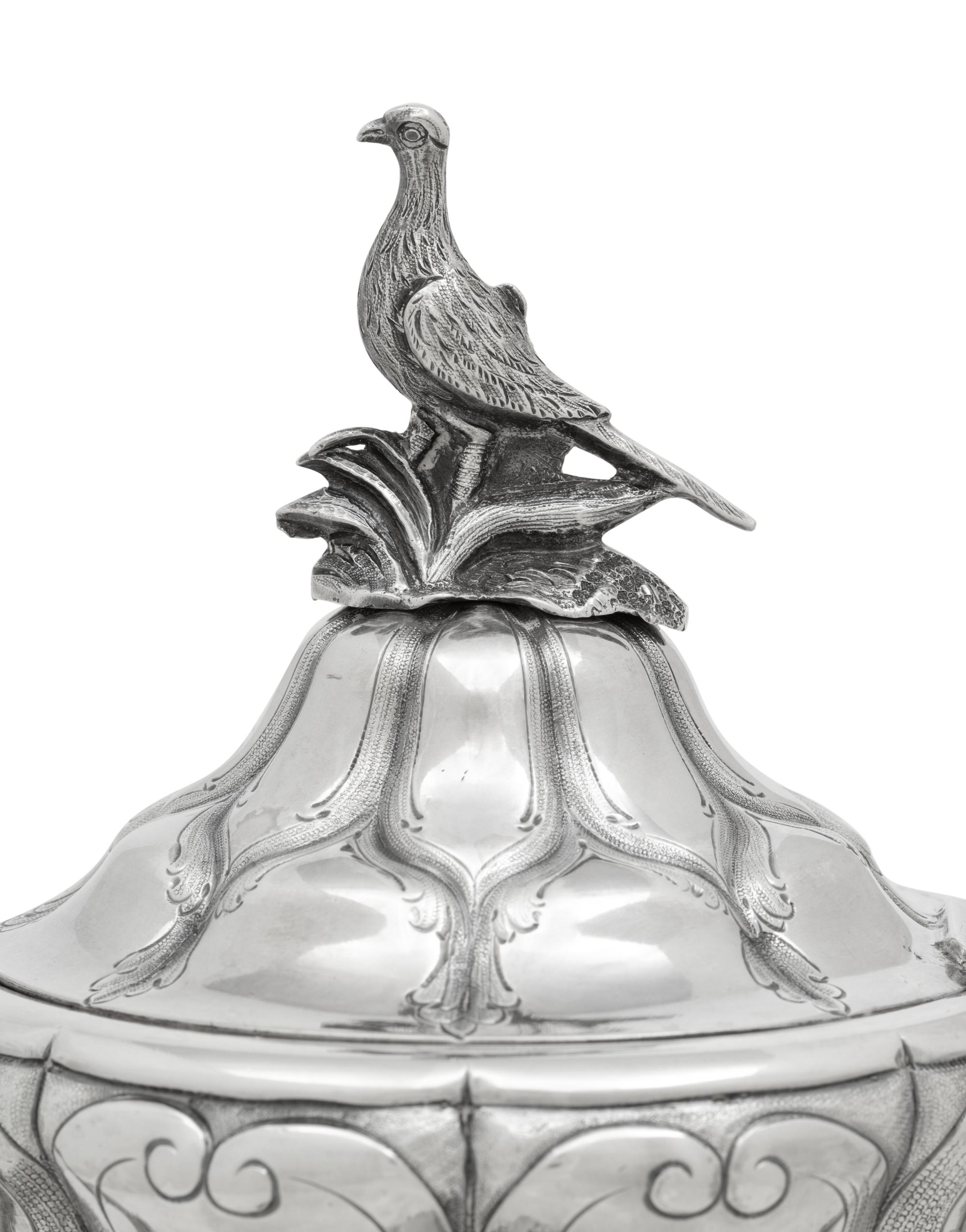 An American Silver Five-Piece Tea and Coffee Service