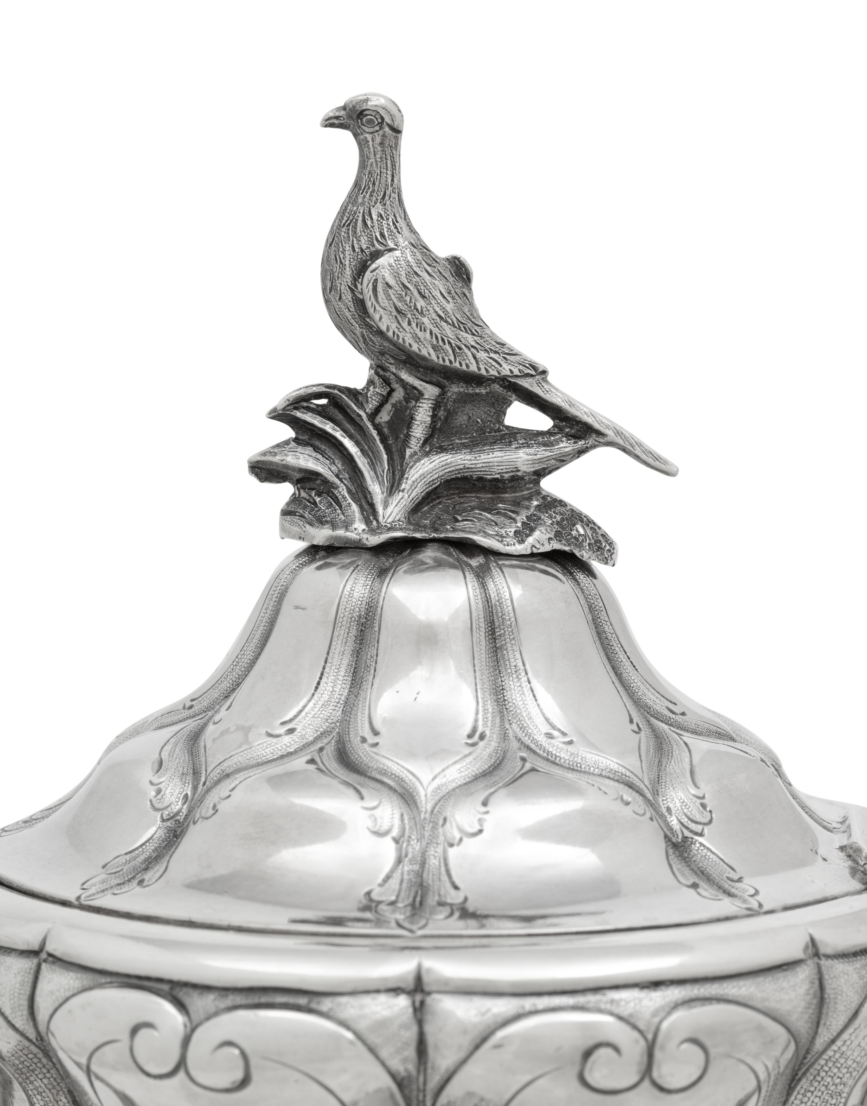 An American Silver Five-Piece Tea and Coffee Service
