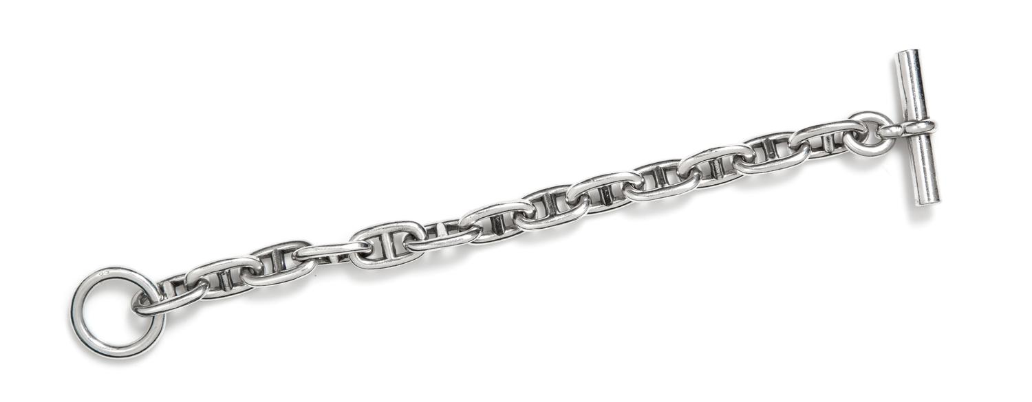 A Silver Anchor Link Bracelet, 48.30 dwts.