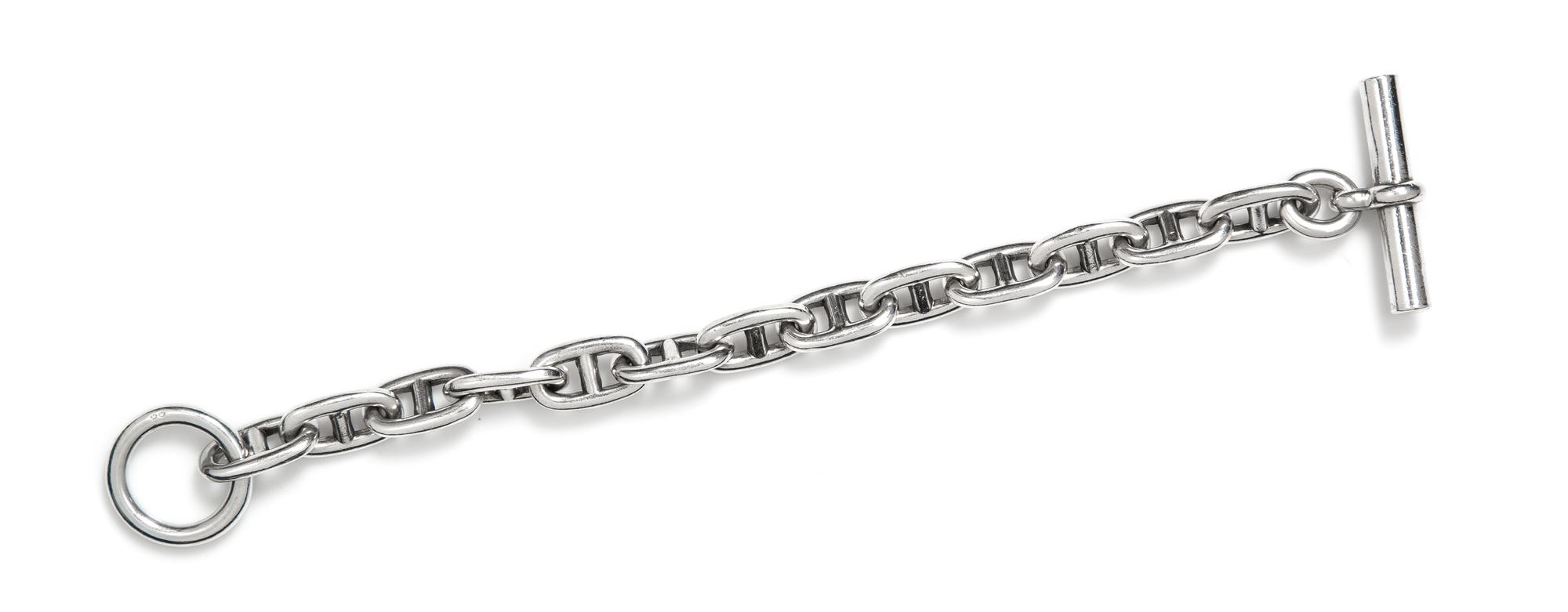 A Silver Anchor Link Bracelet, 48.30 dwts.