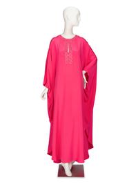 EMILIO PUCCI, HOT PINK EMBELLISHED KAFTAN