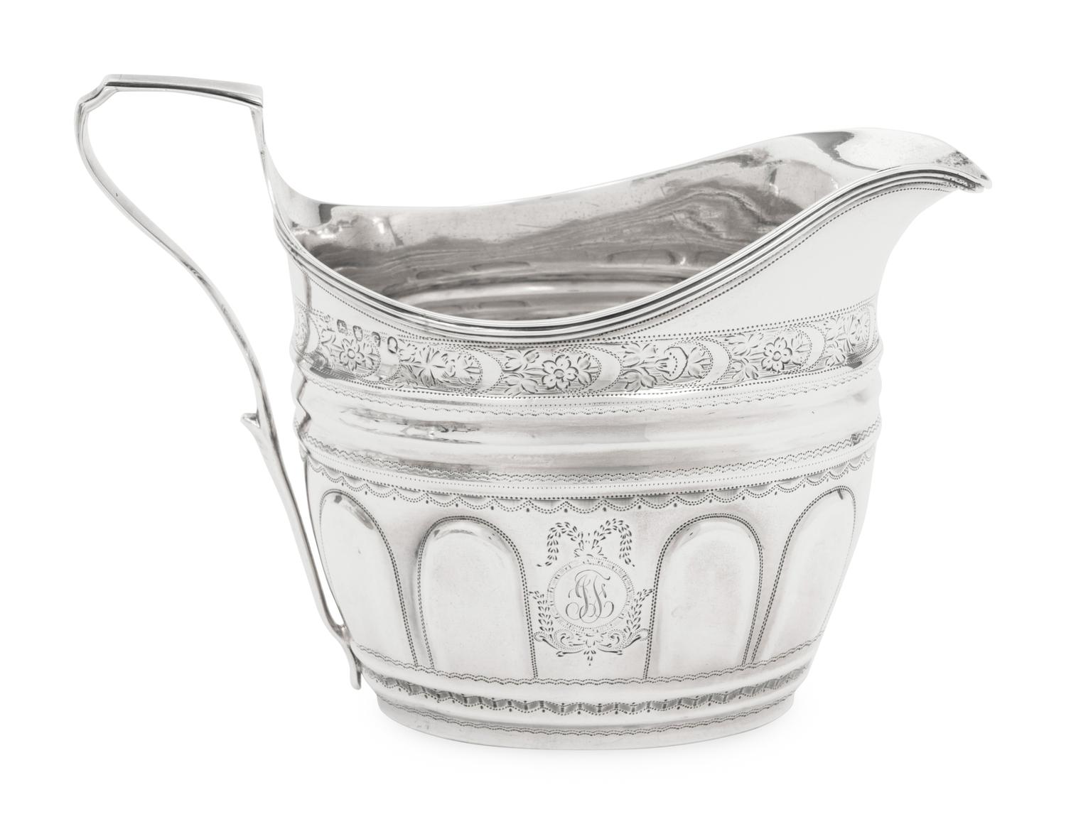 A George III Silver Four-Piece Tea and Coffee Service