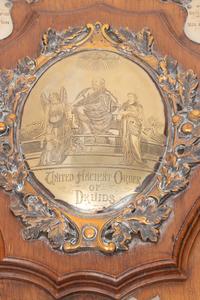 Two English Shield-Trophy Plaques