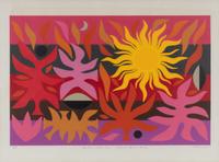 Curtain of the Sun, Sydney Opera House, 1969 and Curtain of the Moon, Sydney Opera House, 1974 (a pair of prints)