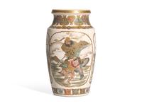 A Japanese Satsuma 'Oni' Vase