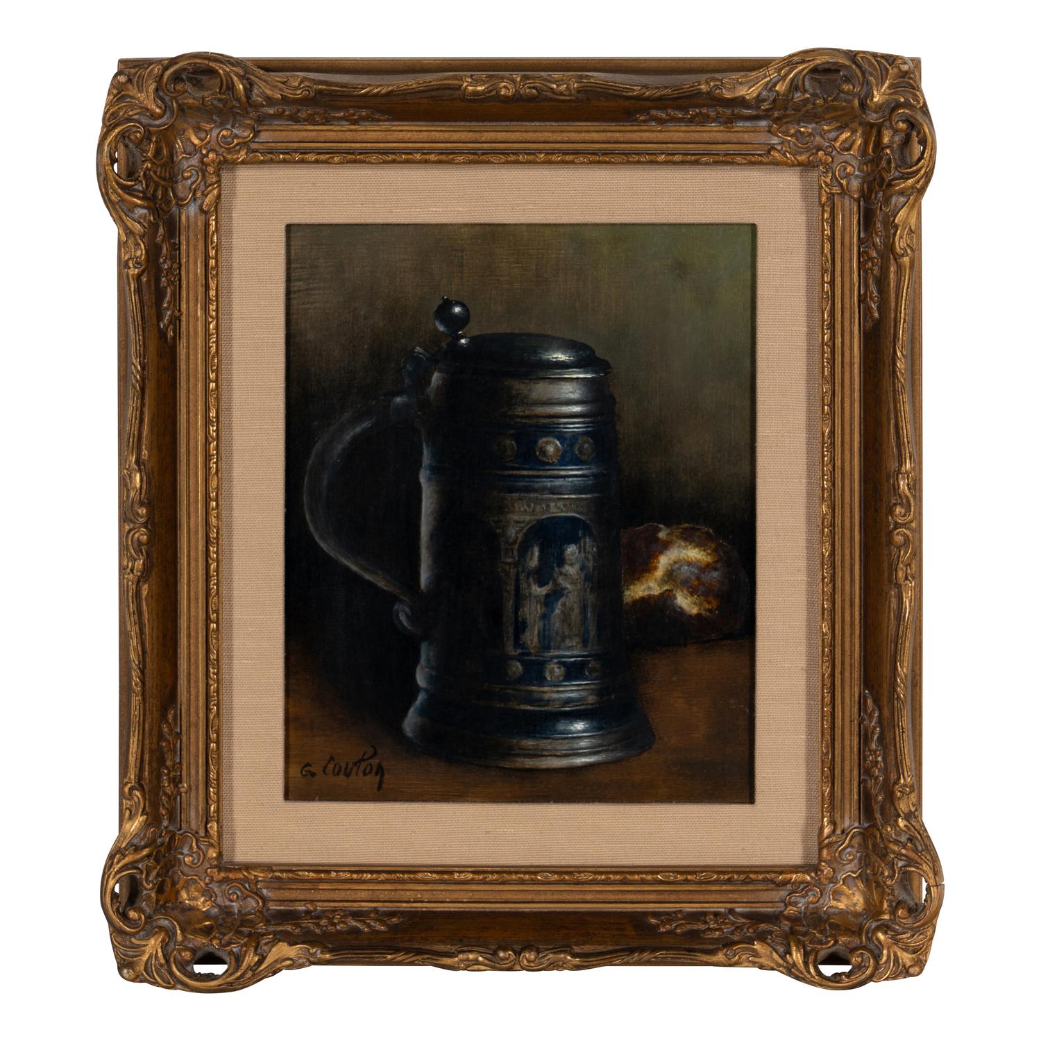 G. Couton 20th Century — Still Life with Tankard
