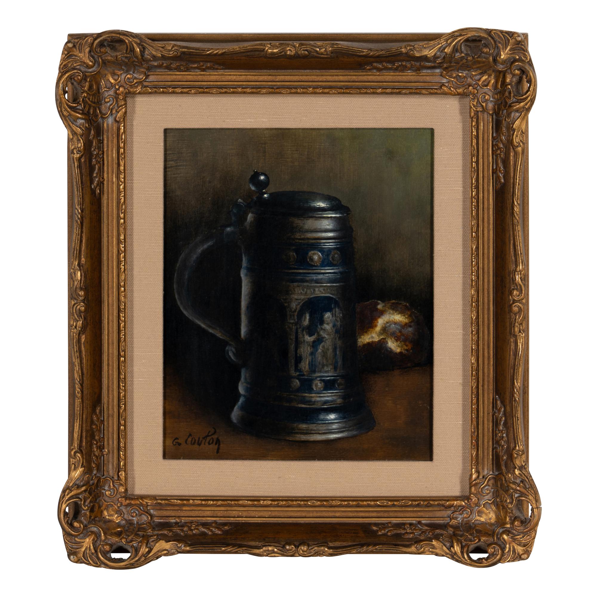 G. Couton 20th Century — Still Life with Tankard