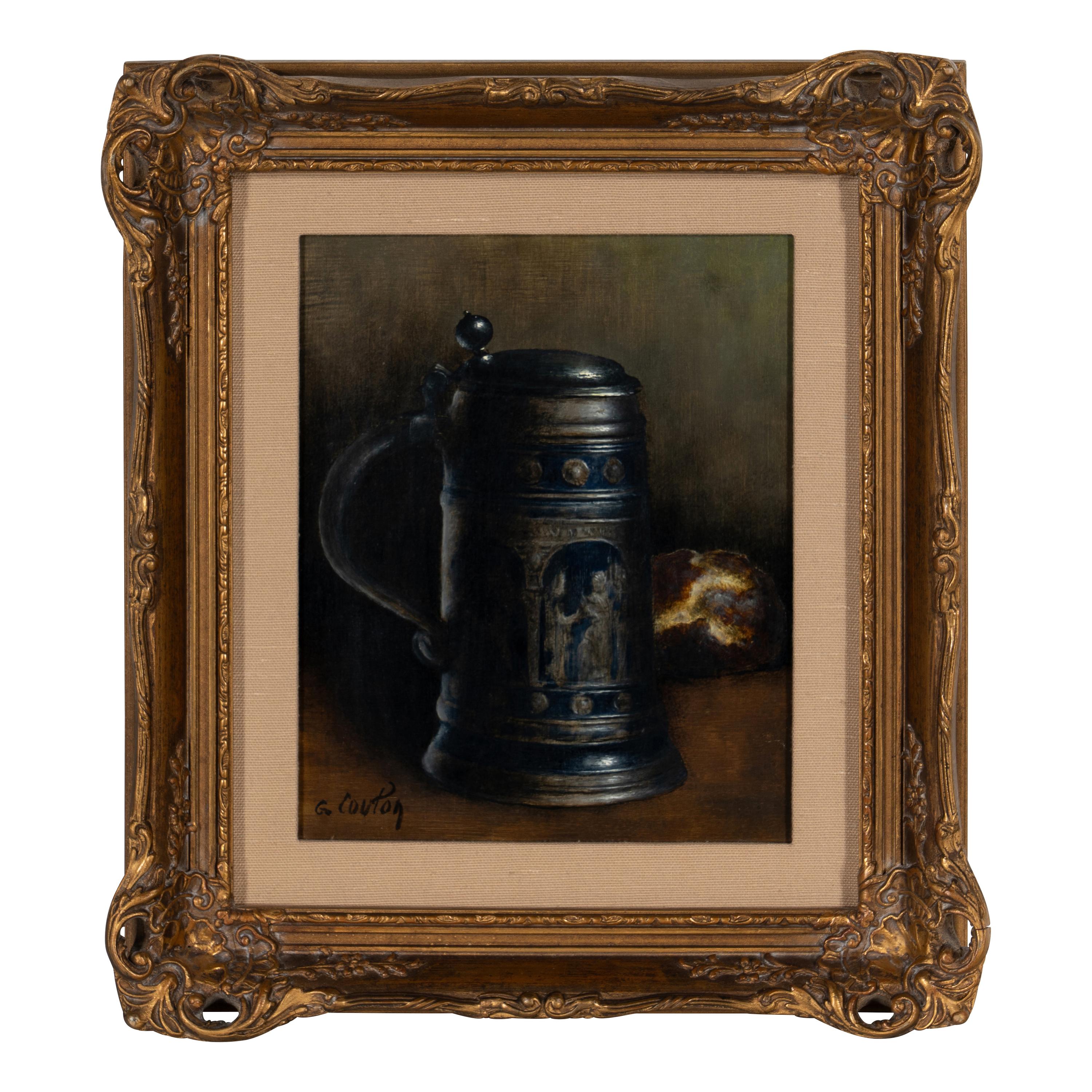 G. Couton 20th Century — Still Life with Tankard